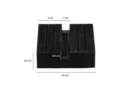 Piastra in gomma per cric auto JACK PAD 7