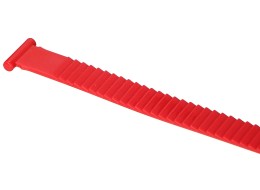 Cinturino di fissaggio per portabici da gancio traino, lunghezza 27 cm, rosso - pezzo di ricambio