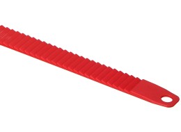 Cinturino di fissaggio per portabici da gancio traino, lunghezza 27 cm, rosso - pezzo di ricambio