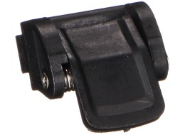 Fibbia in plastica per cinturino di fissaggio del portabici BIKE 2 / 3 / 4, nera - pezzo di ricambio