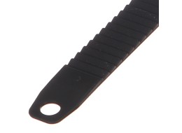 Cinturino di fissaggio per portabici da gancio, lunghezza 27cm, nero - ricambio