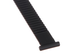 Cinturino di fissaggio per portabici da gancio, lunghezza 27cm, nero - ricambio