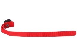 Cinturino a sgancio rapido per portabici da gancio traino, lunghezza 38 cm, rosso - pezzo di ricambi