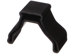 Tappo in plastica per la slitta del portabici E-BIKE 2, nero - pezzo di ricambio