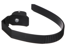 Cintura a sgancio rapido per portabiciclette da gancio traino, lunghezza 38 cm, nera - ricambio