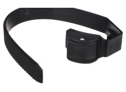 Cintura a sgancio rapido per portabiciclette da gancio traino, lunghezza 38 cm, nera - ricambio