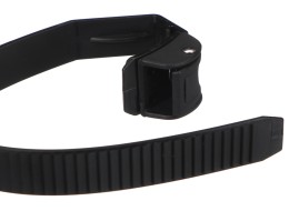 Cintura a sgancio rapido per portabiciclette da gancio traino, lunghezza 38 cm, nera - ricambio