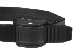 Cintura a sgancio rapido per portabiciclette da gancio traino, lunghezza 38 cm, nera - ricambio