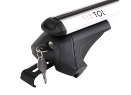 Barra trasversale in alluminio con serratura ROOF RACK IN PRO, 120cm, portata 90kg