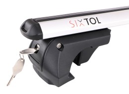 Barra trasversale in alluminio con serratura ROOF RACK PRO 120cm, portata 90kg