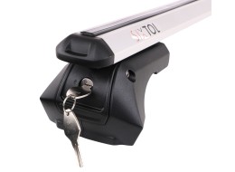 Barra trasversale in alluminio con serratura ROOF RACK PRO 120cm, portata 90kg