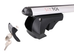 Barra trasversale in alluminio con serratura ROOF RACK PRO 120cm, portata 90kg