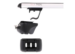 Barra trasversale in alluminio con serratura ROOF RACK FIX PRO, 120cm, portata 90kg