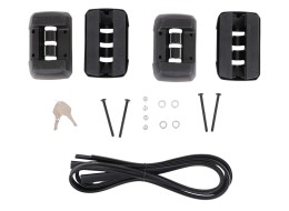 Barra trasversale in alluminio con serratura ROOF RACK FIX PRO, 120cm, portata 90kg