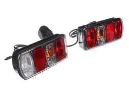 Set di luci con cavo e spina 13 poli per portabici E-BIKE PREMIUM - ricambio