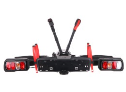 Portabici per gancio di traino E-BIKE 2 PREMIUM - 2 biciclette elettriche, portata 60kg, pieghevole
