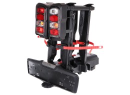 Portabici per gancio di traino E-BIKE 2 PREMIUM - 2 biciclette elettriche, portata 60kg, pieghevole