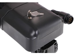 Portabici per gancio di traino E-BIKE 2 PREMIUM - 2 biciclette elettriche, portata 60kg, pieghevole