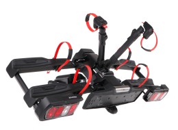 Portabici per gancio di traino E-BIKE 2 PREMIUM - 2 biciclette elettriche, portata 60kg, pieghevole