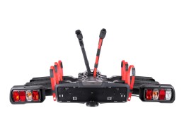 Portabici per gancio di traino E-BIKE 3 PREMIUM - 3 biciclette elettriche, portata 60 kg, pieghevole