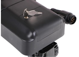Portabici per gancio di traino E-BIKE 3 PREMIUM - 3 biciclette elettriche, portata 60 kg, pieghevole