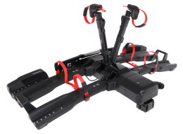 Portabici per gancio di traino E-BIKE 2 PRO - 2 biciclette elettriche, portata 60 kg, pieghevole