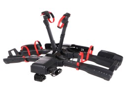 Portabici per gancio di traino E-BIKE 2 PRO - 2 biciclette elettriche, portata 60 kg, pieghevole
