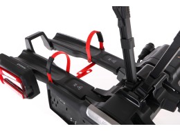 Portabici per gancio di traino E-BIKE 2 PRO - 2 biciclette elettriche, portata 60 kg, pieghevole