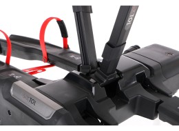 Portabici per gancio di traino E-BIKE 2 PRO - 2 biciclette elettriche, portata 60 kg, pieghevole