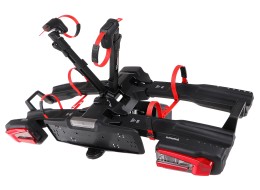 Portabici per gancio di traino E-BIKE 2 PRO - 2 biciclette elettriche, portata 60 kg, pieghevole