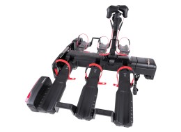 Portabici per gancio di traino E-BIKE 3 PRO - 3 biciclette elettriche, portata 60 kg, pieghevole