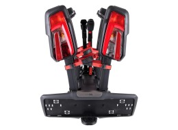 Portabici per gancio di traino E-BIKE 3 PRO - 3 biciclette elettriche, portata 60 kg, pieghevole