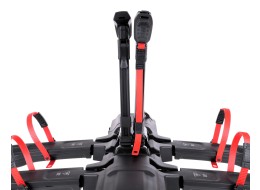 Portabici per gancio di traino E-BIKE 3 PRO - 3 biciclette elettriche, portata 60 kg, pieghevole