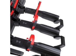 Portabici per gancio di traino E-BIKE 3 PRO - 3 biciclette elettriche, portata 60 kg, pieghevole