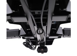 Portabici per gancio di traino E-BIKE 3 PRO - 3 biciclette elettriche, portata 60 kg, pieghevole