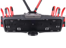 Portabici per gancio di traino E-BIKE 3 PRO - 3 biciclette elettriche, portata 60 kg, pieghevole