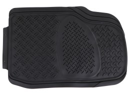 Tappetini auto universali in gomma CAR MAT UNI SET 3, set completo, 4 pz