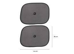 Parasole con ventosa per finestrino laterale CAR SUNSHADE SET 7, 44 x 36 cm, 2 pezzi