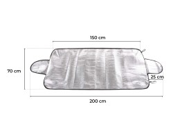 Copertura anti-brina, neve e sole CAR SNOW COVER 1, 200 x 70 cm