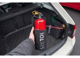 Supporto per estintore da 1 kg per auto con chiusura in velcro CAR FIRE 1