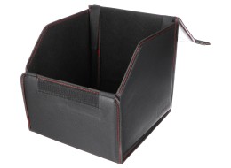 Organizzatore per bagagliaio CAR COMPACT LEATHER S, 1 compartimento, pieghevole, con coperchio