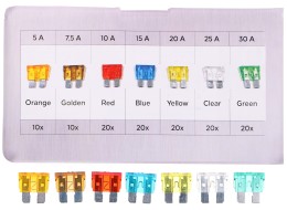 Set di fusibili a lama per auto MECHANIC FUSE SET 1, 5-30A, 120 pz