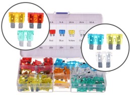 Set di fusibili a lama per auto MECHANIC FUSE SET 1, 5-30A, 120 pz