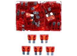 Set di fusibili automobilistici a lama MECHANIC FUSE SET 10A, 100 pz