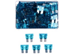 Set di fusibili automobilistici a lama MECHANIC FUSE SET 15A, 100 pz