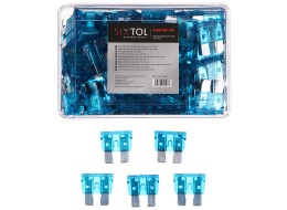 Set di fusibili automobilistici a lama MECHANIC FUSE SET 15A, 100 pz