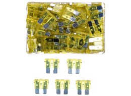 Set di fusibili automobilistici a lama MECHANIC FUSE SET 20A, 100 pz