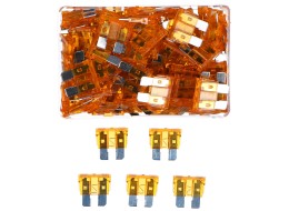 Set di fusibili automobilistici a lama MECHANIC FUSE SET 5A, 100 pz