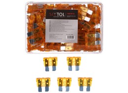 Set di fusibili automobilistici a lama MECHANIC FUSE SET 5A, 100 pz