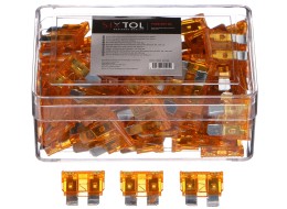 Set di fusibili automobilistici a lama MECHANIC FUSE SET 5A, 100 pz